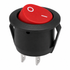 Round Rocker Switch - Red 10A