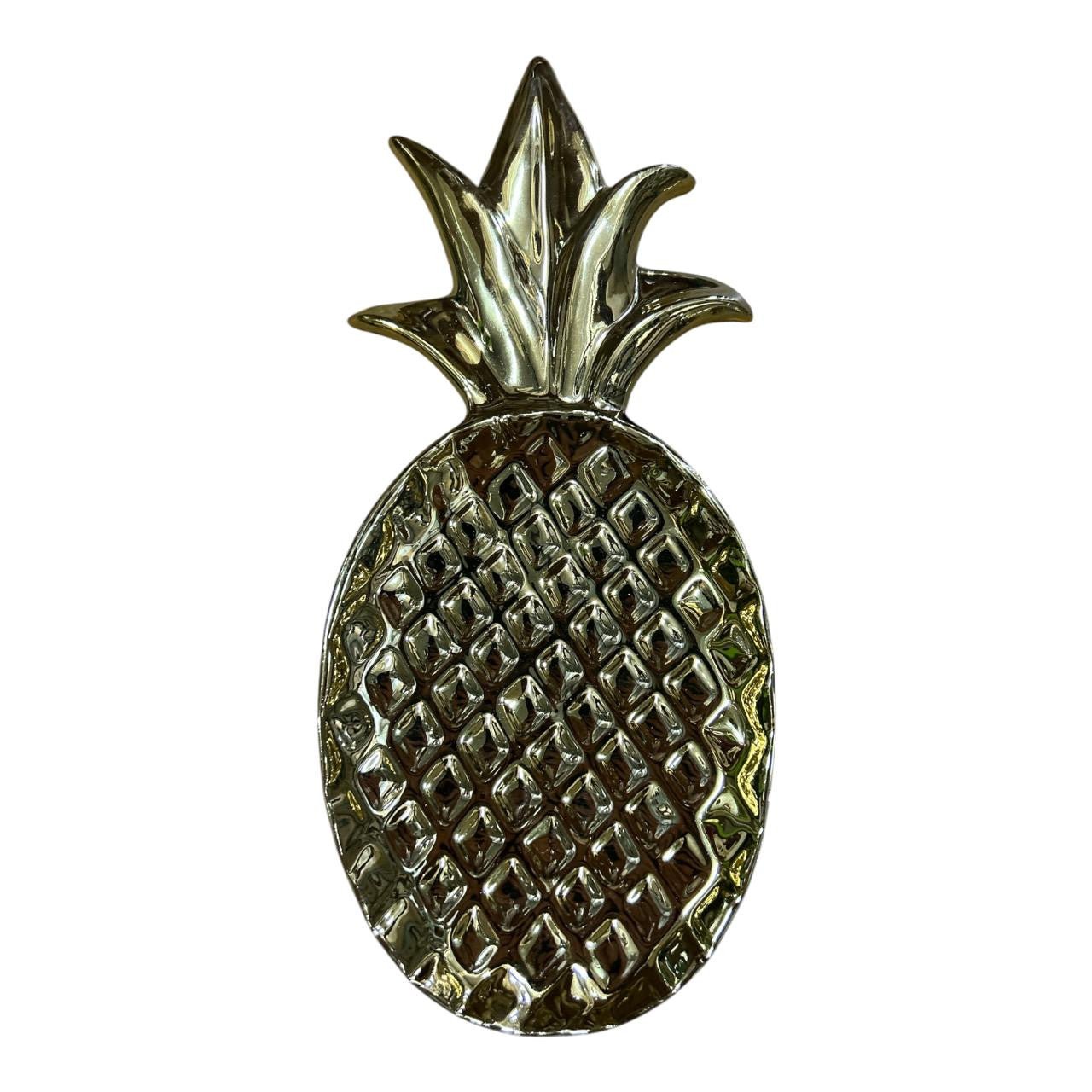 Golden Pineapple Plate 30cm official Bali Trading source image