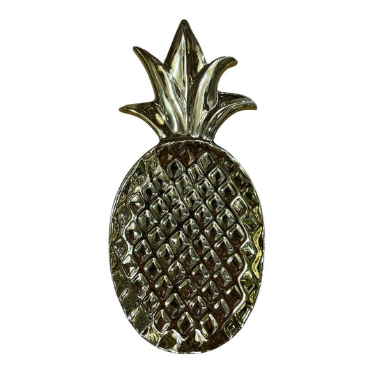 Golden Pineapple Plate 30cm official Bali Trading source image