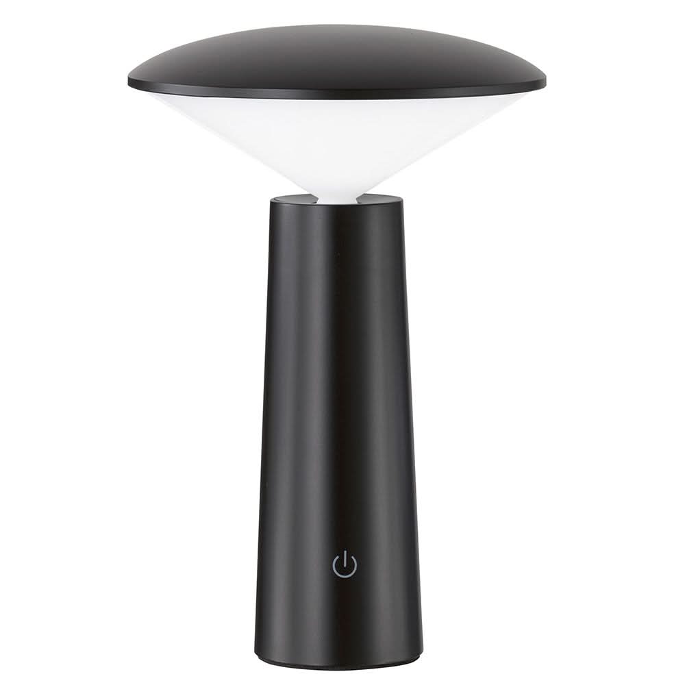 Rechargeable Mini LED Table Lamp - Black