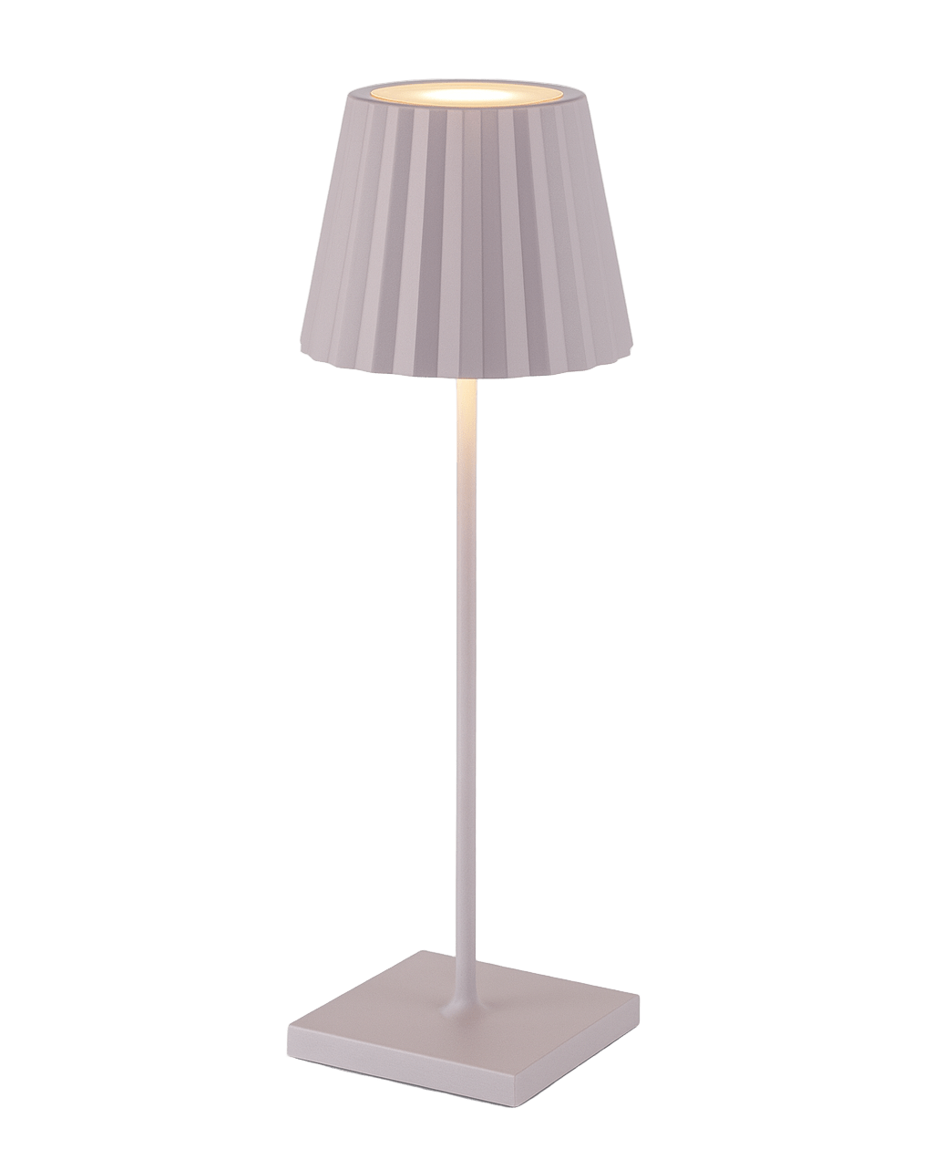 PlissÃƒÂ© Pink LED Table Lamp Dimmable Rechargeable