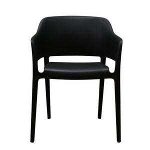 Solid Stackable Black Chair product image