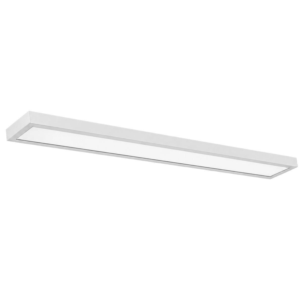 1200 surface linear CCT LED panel light white, transparent background, 1254 square