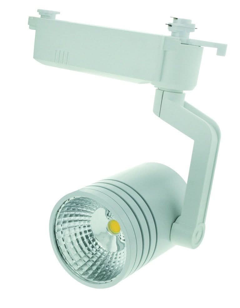 LED Track Light - Black / White - 9W / Warm White (3000K) / White