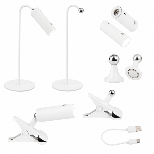 4 in 1 Rechargeable Light — White