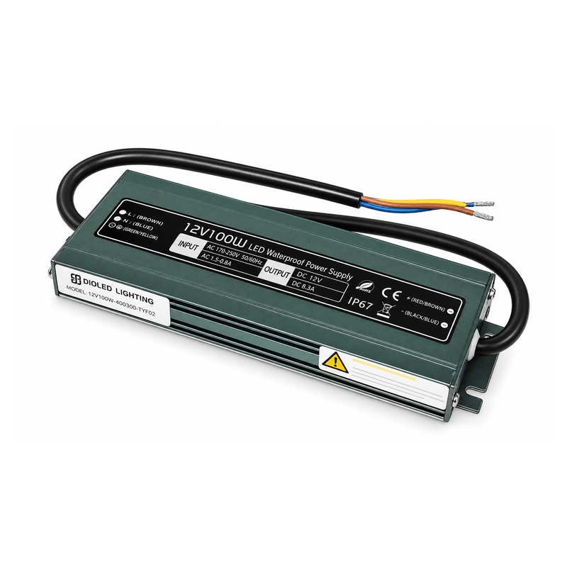 LED Power Supply - Waterproof 12Vdc / 100W