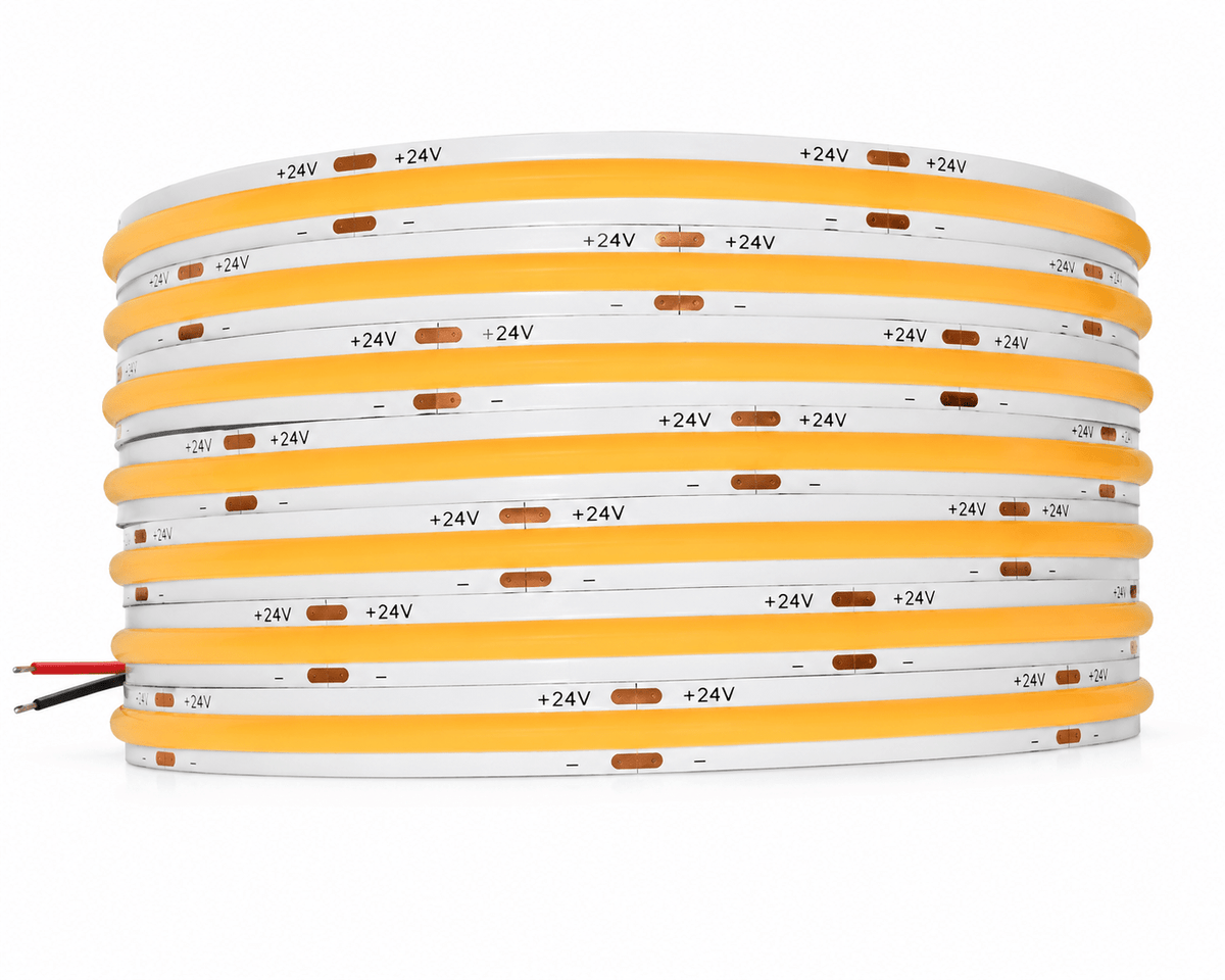 IP20 Seamless 24V COB LED Strip Light – Per Meter – Cool White (4000K)