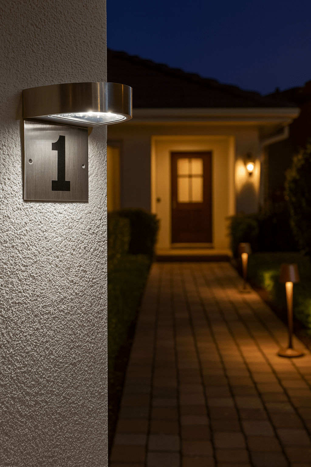 Stainless Steel House Number Light