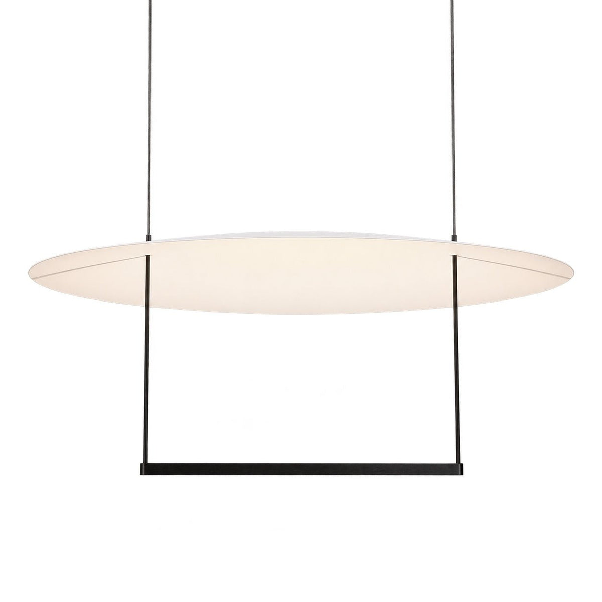 Aha Moment 800 Pendant Light - 39W, Black & White – white background