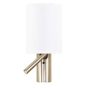Notte Reading Light - LED + G9, Gold – transparent background