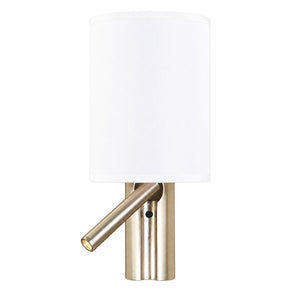 Notte Reading Light - LED + G9, Gold – white background