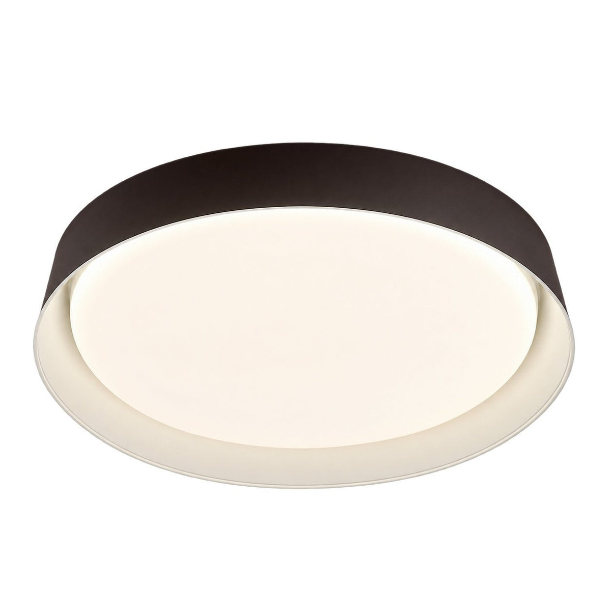Aura 450 Black / White Ceiling Light - 3CCT, 30W, Dimmable – white background