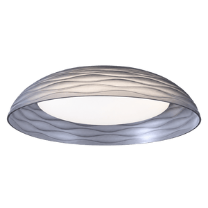 Dunes 500 Smokey Grey / Opal Ceiling Light - 3CCT, 28W, Dimmable – transparent background