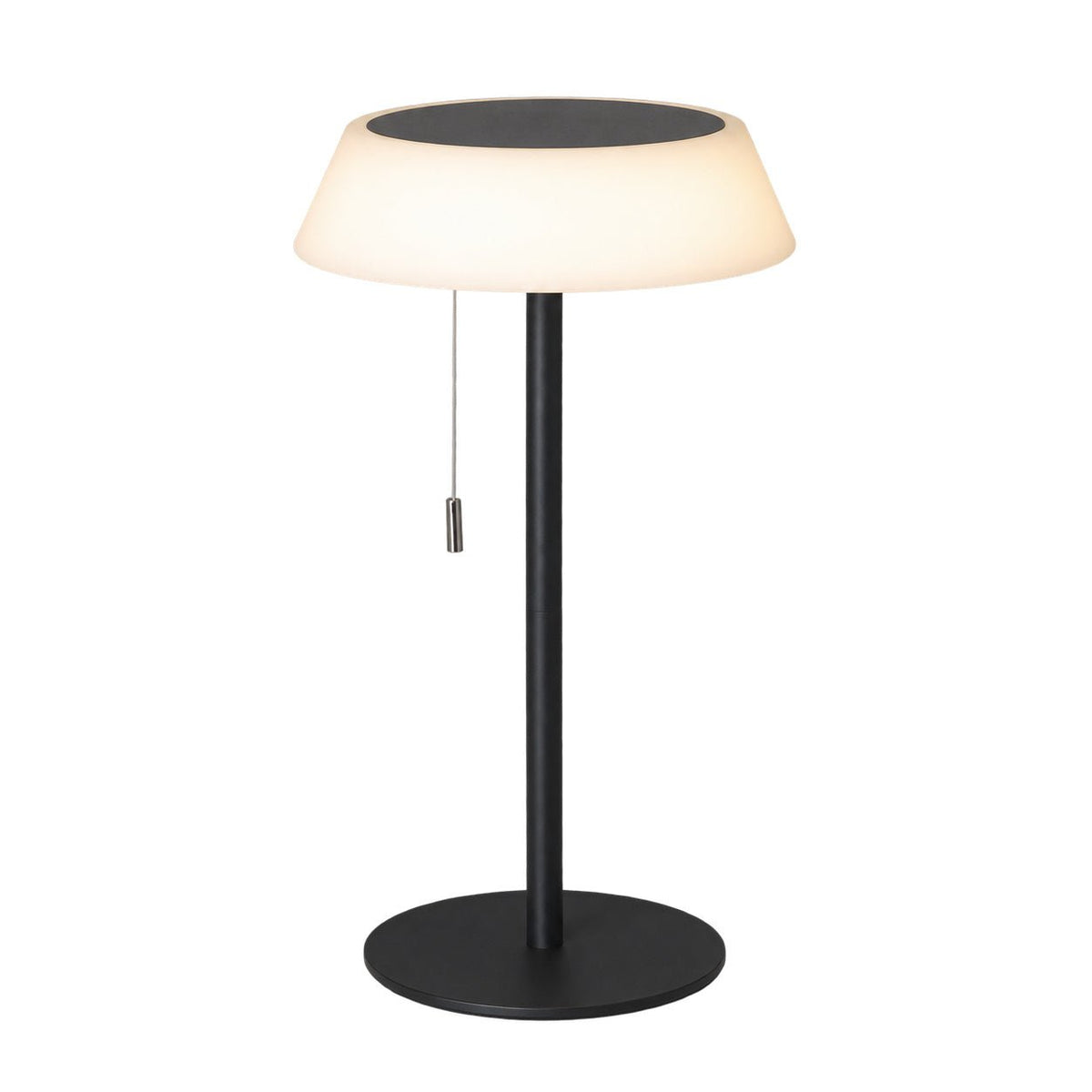Solaro - Table Table Lamp - 1.2W, Black/Opal – white background