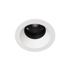 Axion 45 Fixed Recessed Downlight - 3CCT, White – transparent background