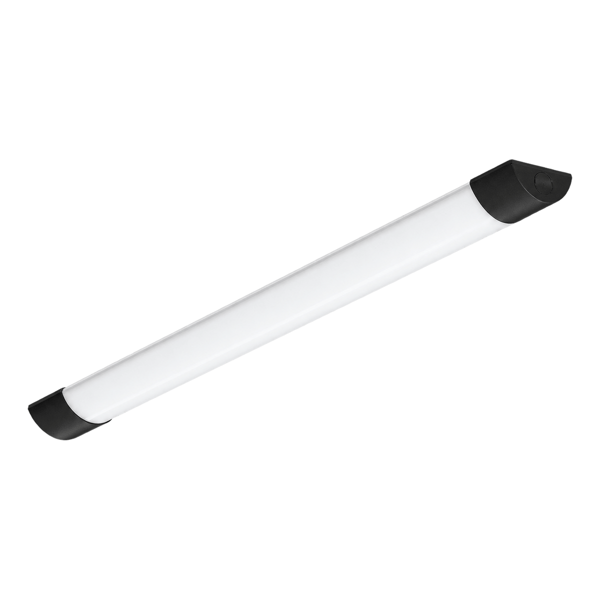 Black 32W 3CCT LED Batten - 1200mm - transparent background