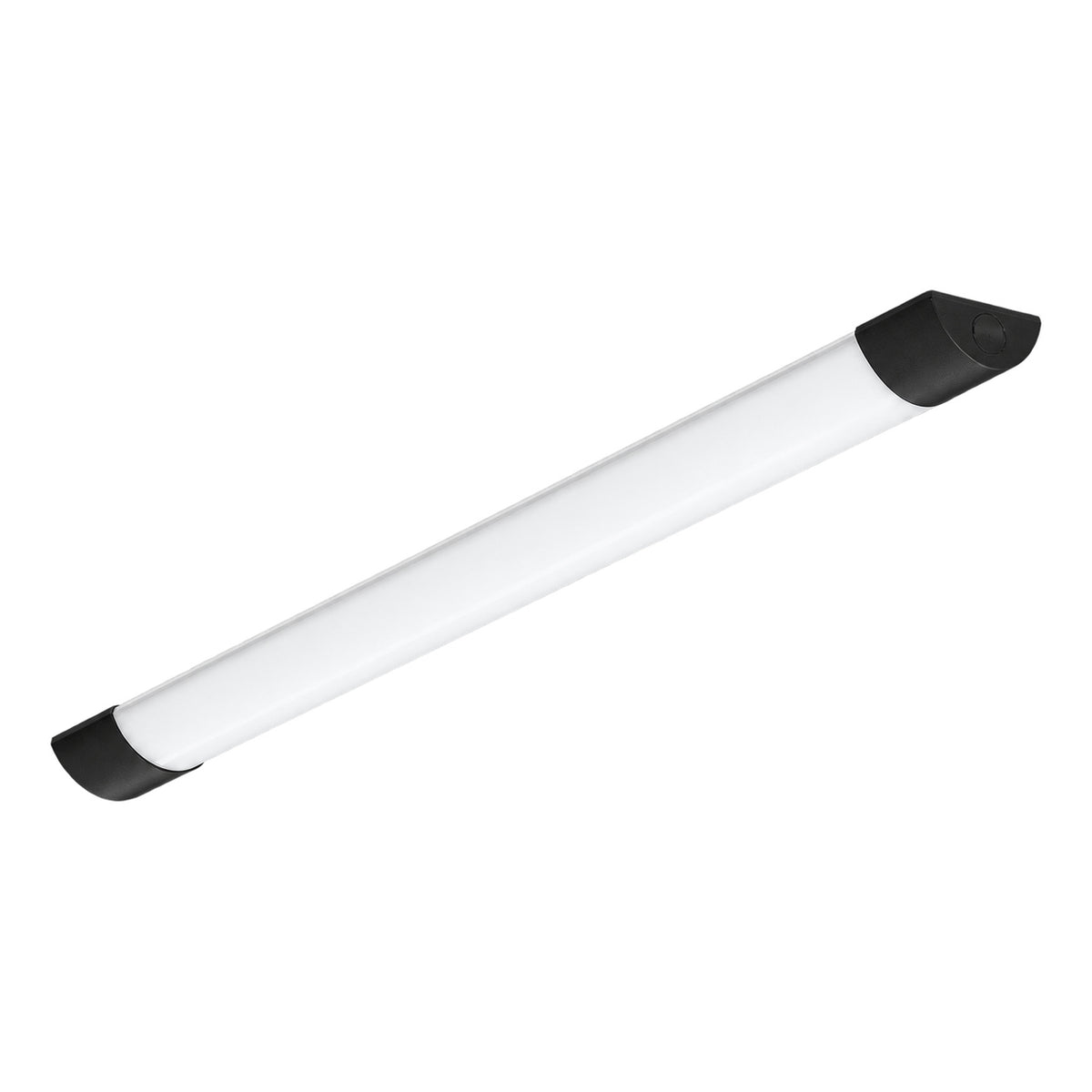 Black 32W 3CCT LED Batten - 1200mm - white background