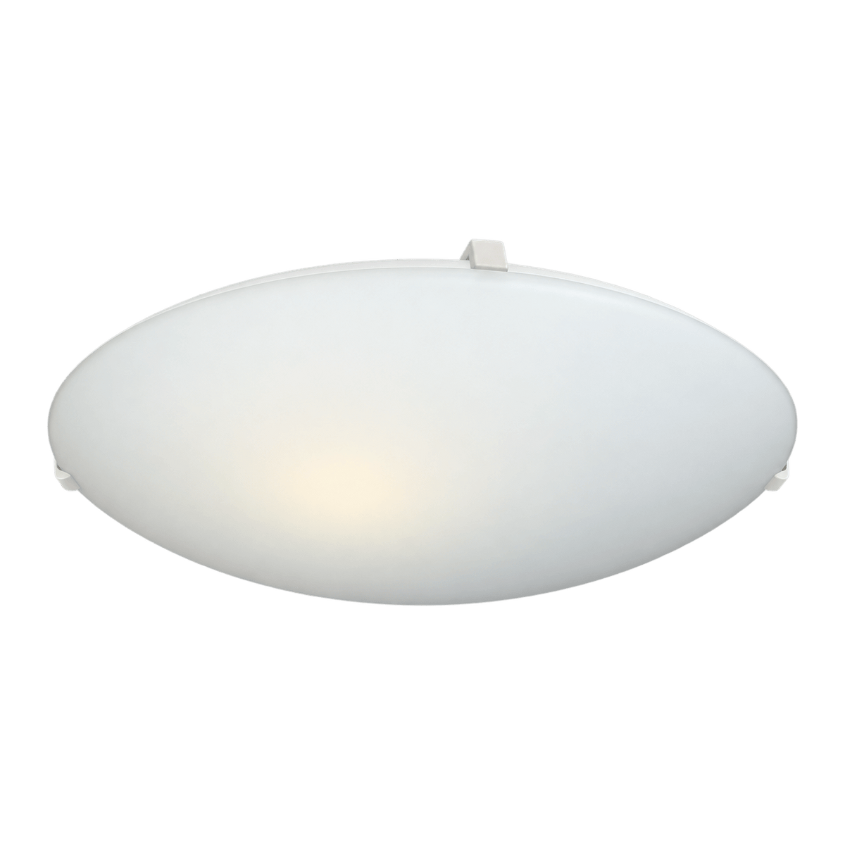 White Opal Glass E27 Ceiling Light - 250mm - transparent background