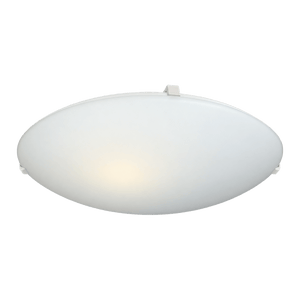 White Opal Glass E27 Ceiling Light - 250mm - transparent background