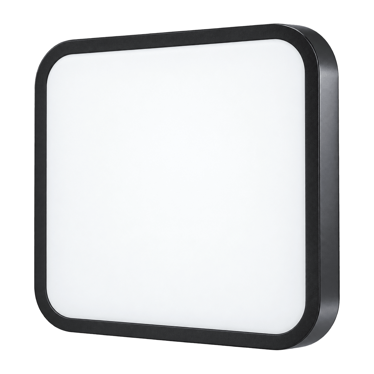 Black 18W 3CCT LED Square Ceiling Light - 290mm - transparent background