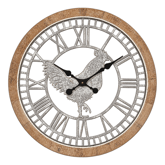 Wall Clock - Rooster - transparent background