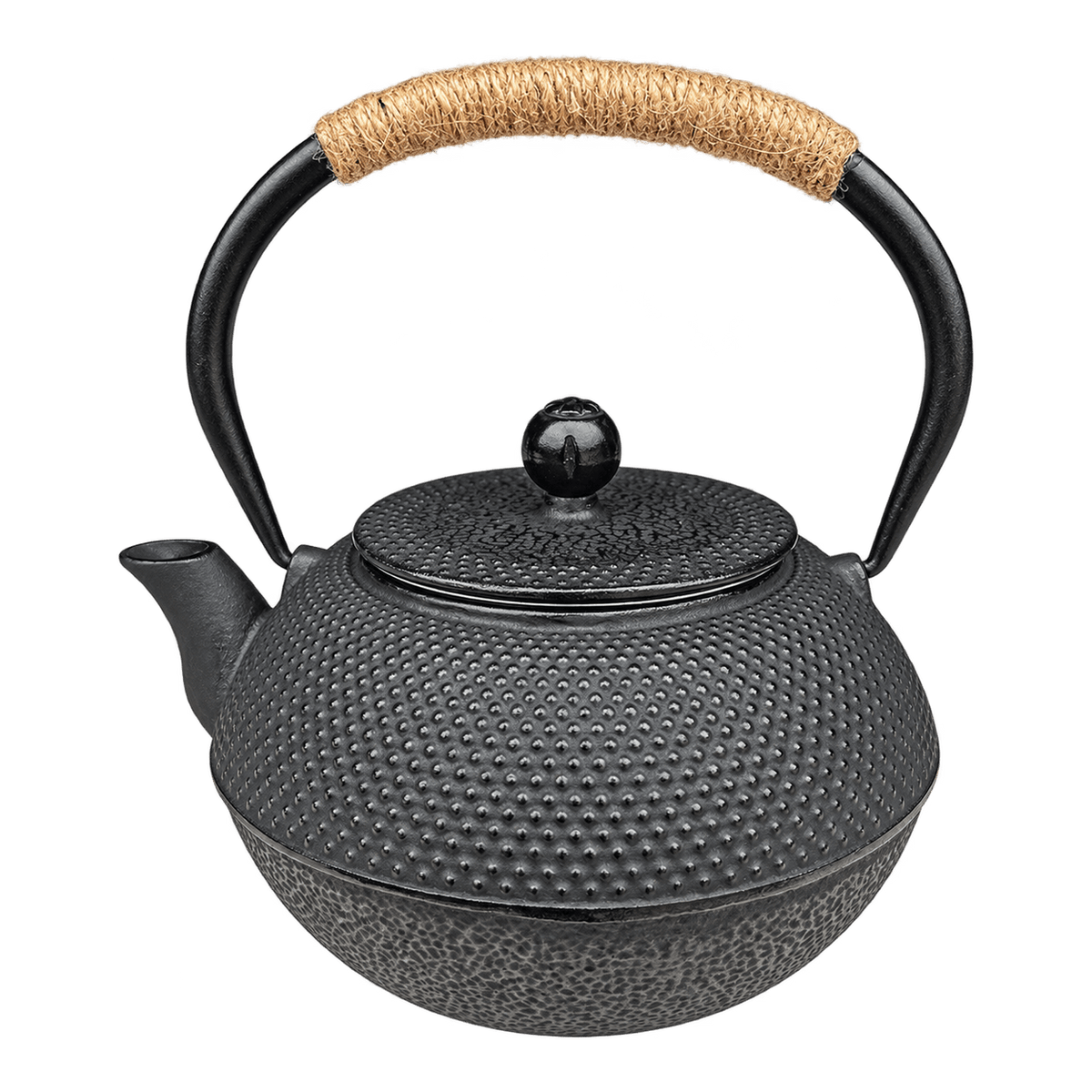 Cast Iron Teapot 1200 ml - Black, transparent background