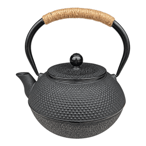 Cast Iron Teapot 1200 ml - Black, transparent background
