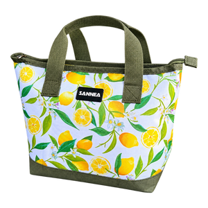 Lemon coolbag product on transparent background