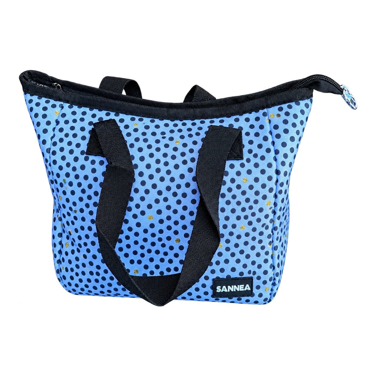 Polka dot coolbag product on white background
