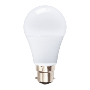 9W Frosted A60 LED Bulb — transparent background
