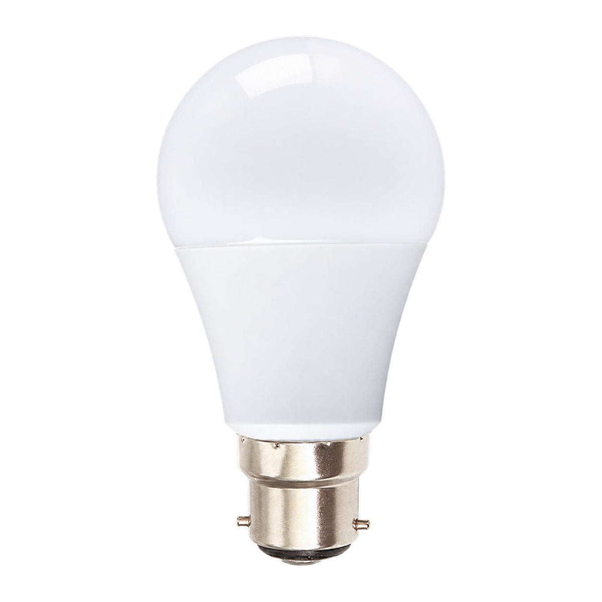 9W Frosted A60 LED Bulb — white background