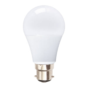 9W Frosted A60 LED Bulb — white background