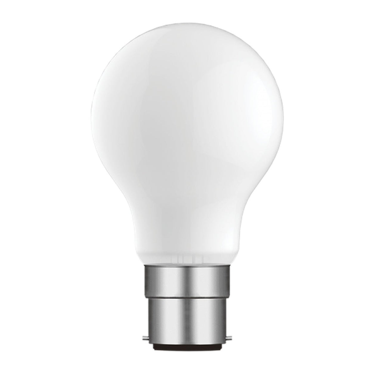 6.5W Opal Glass A60 LED Bulb — white background
