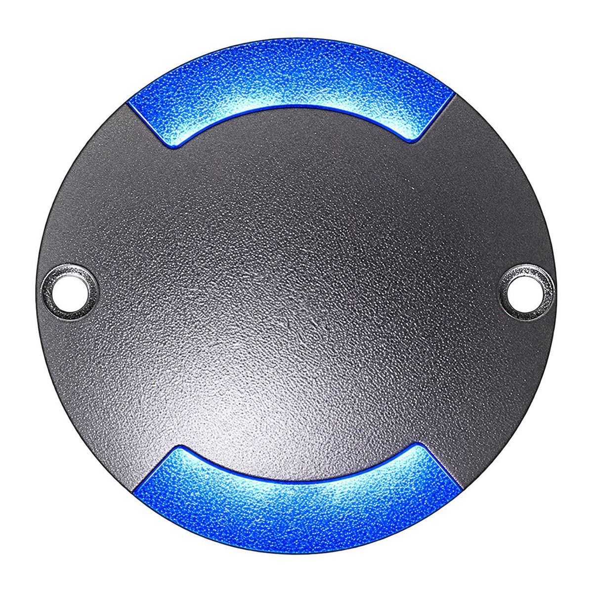 12V Blue LED Aluminium Wall Light — white background