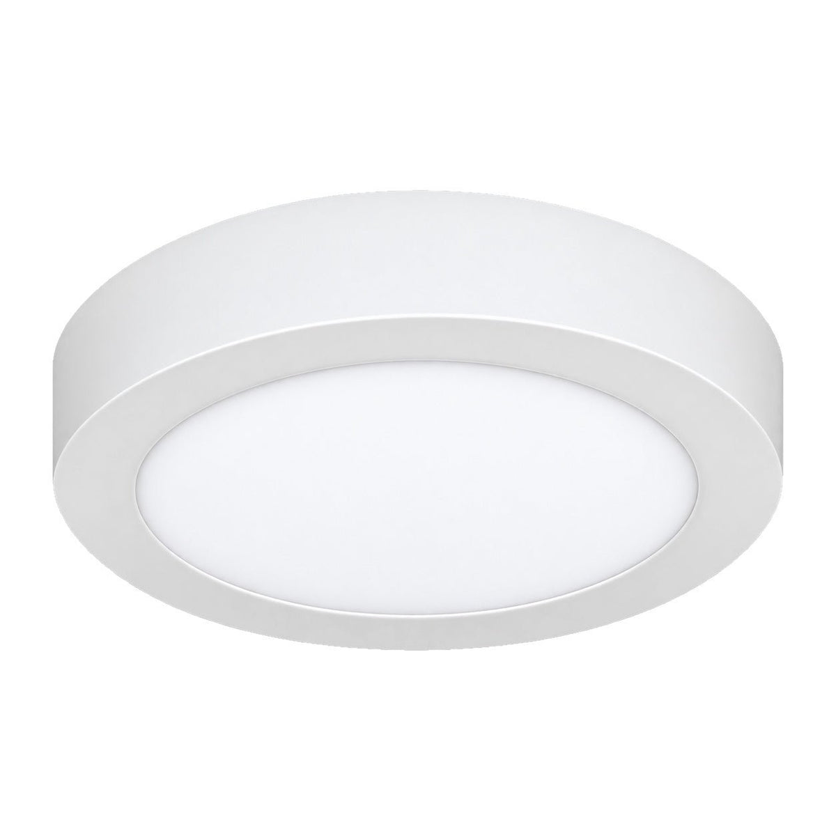 White background 1254 by 1254 product image of the white round LED ceiling light