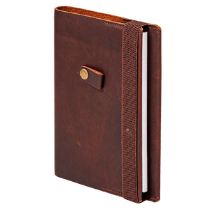 Buffalo Leather Notebook Cover — transparent background, 1254 × 1254