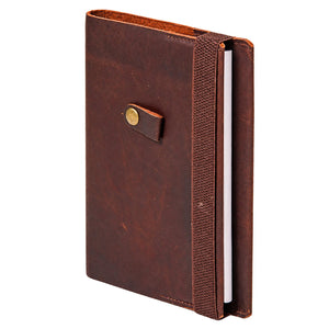 Buffalo Leather Notebook Cover — white background, 1254 × 1254