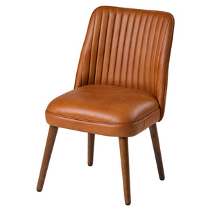 Nomadic Luxe Leather Dining Chair — white background, 1254 × 1254