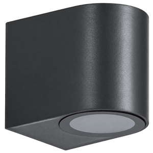Black GU10 LED Wall Downlight, 7W max — transparent background, 1254 × 1254