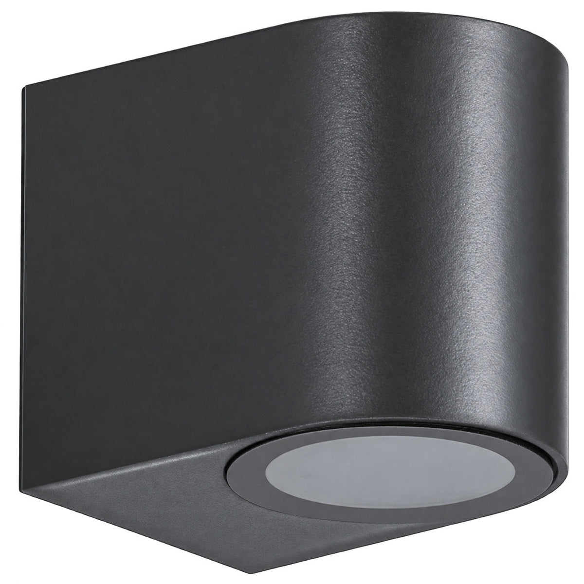 Black GU10 LED Wall Downlight, 7W max — white background, 1254 × 1254