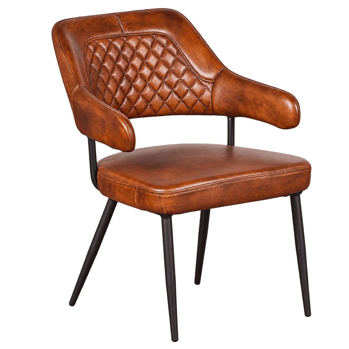Buffalo Luxe Diamond Dining Chair — transparent background, 1254 × 1254