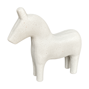 Large Speckled Beige Horse Decor, transparent background