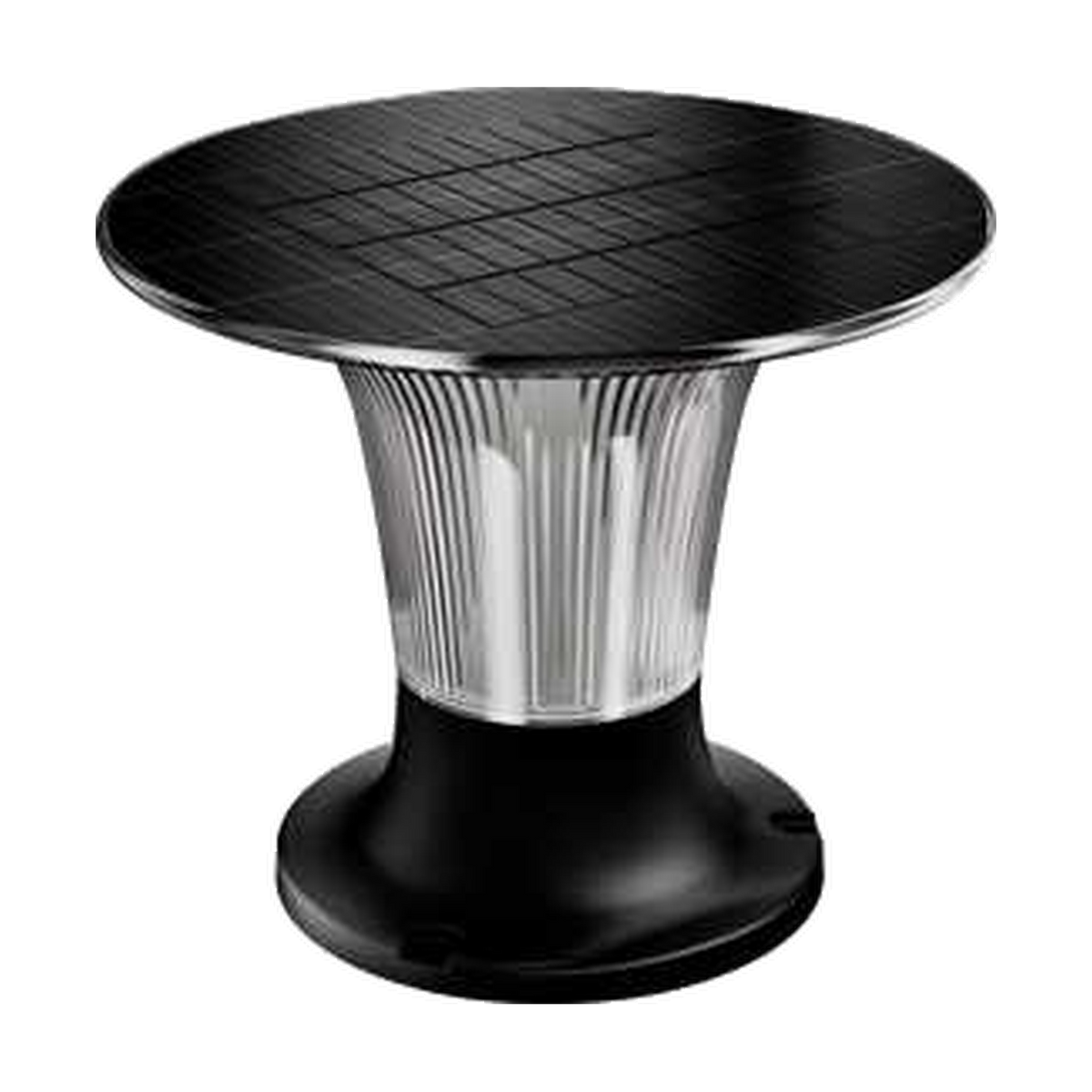 3CCT Solar LED Garden Light with Pillar Bracket, IP65 - transparent background
