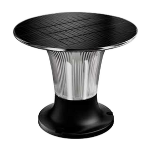 3CCT Solar LED Garden Light with Pillar Bracket, IP65 - transparent background
