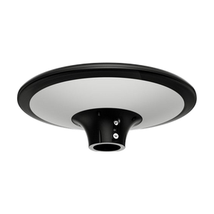 15W Solar LED Post Top Light, 3CCT, Microwave Sensor - transparent background