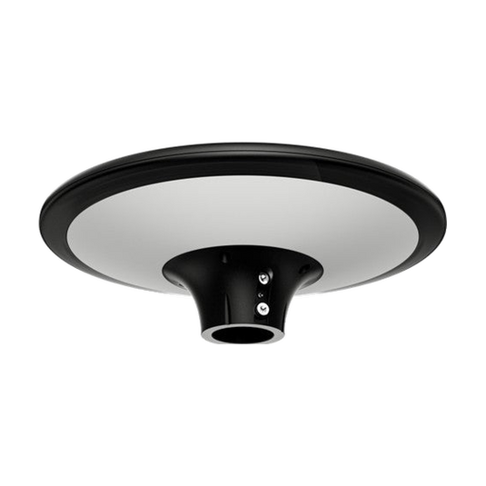 15W Solar LED Post Top Light, 3CCT, Microwave Sensor - transparent background