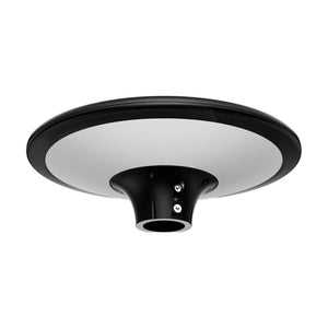 15W Solar LED Post Top Light, 3CCT, Microwave Sensor - white background