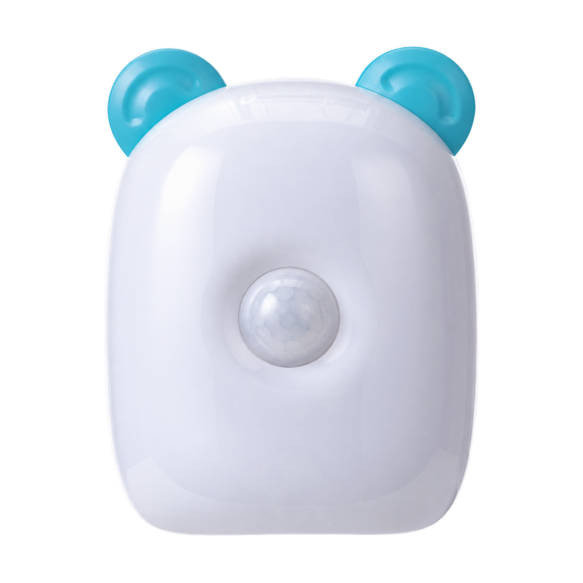 Motion Sensor Light, Blue Ears – transparent background