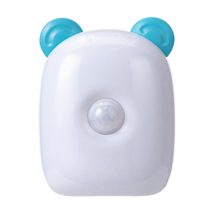 Motion Sensor Light, Blue Ears – transparent background