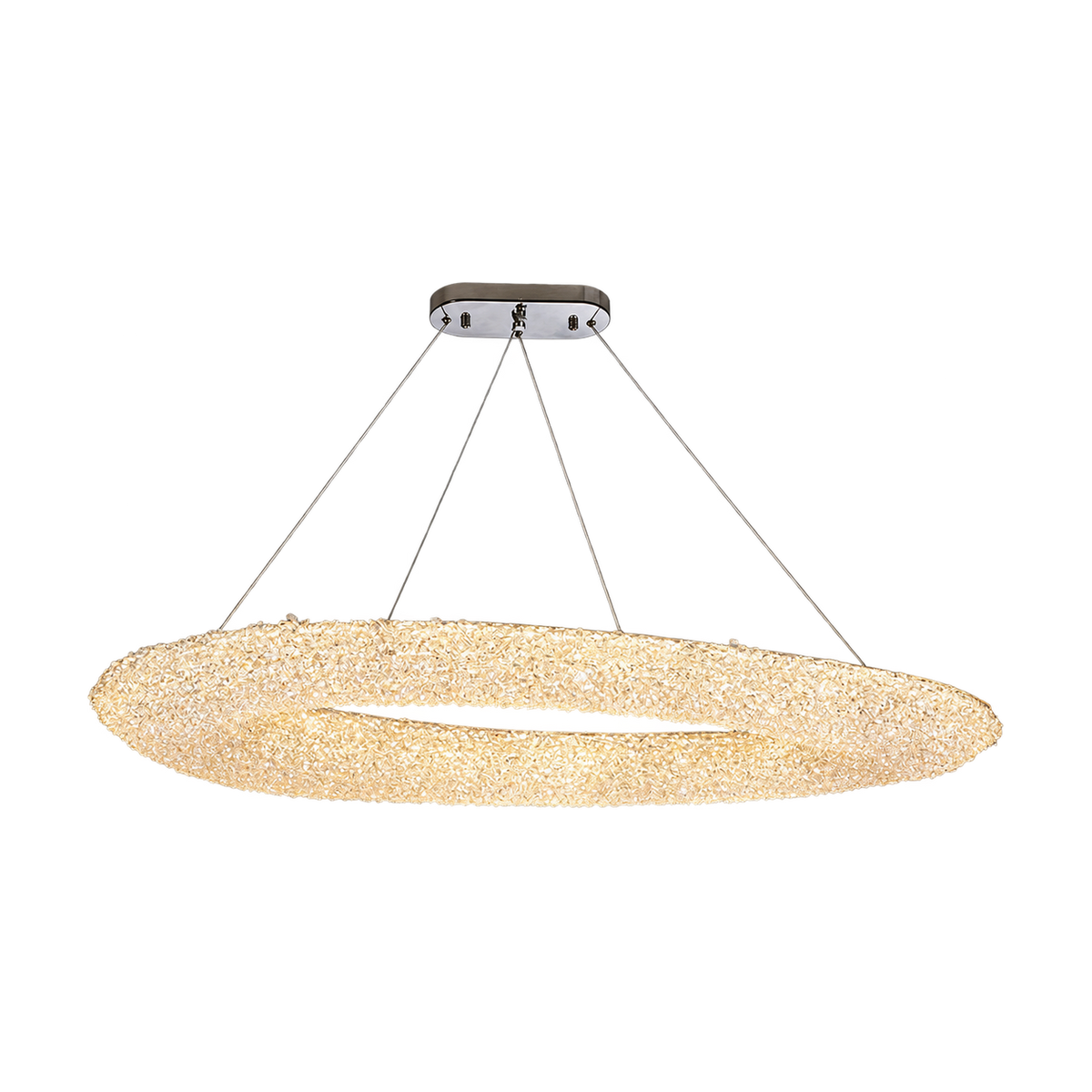 60W LED Dynasty Prestige Crystal Chandelier – transparent background